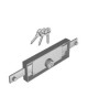 Accessoires Semi-Fermetures pour rideaux metalliques : Serrure 2P Cyl. Rond (D25) Clés Diff. pour rideau métal