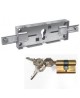 Accessoires PREFER pour rideaux metalliques : Serrure centrale de rideau à cylindre européen clés identiques 