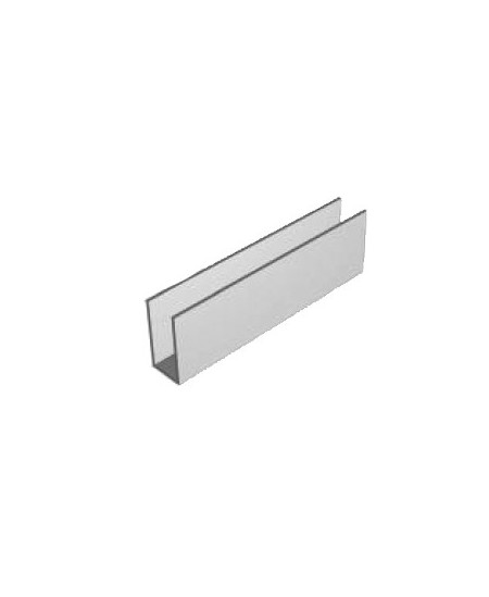 Coulisses Semi-Fermetures pour rideaux metalliques : Coulisse acier galva 40x30x40 ép. 2 (Vendu au mètre) 
