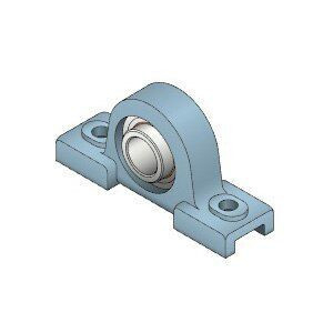 Palier à semelle pour embout rond sans clavette D55